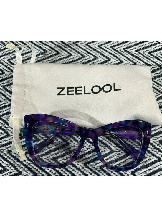 Zeelool Accessories - Zeelool Womens Cat-Eye Purple Tortoise Eyeglass Frames 54mm Acetate Stylish